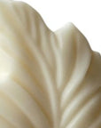 6" Ivory Black Ice Scented Dimensional Feather Candle Novelty Novelty