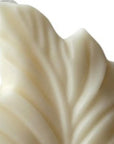 6" Ivory Black Ice Scented Dimensional Feather Candle Novelty Novelty