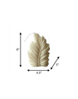 6" Ivory Black Ice Scented Dimensional Feather Candle Novelty Novelty