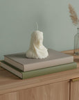 6" Ivory Vanilla Scented Dimensional Lady Candle Novelty Novelty