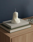 6" Ivory Unscented Dimensional Lady Candle Novelty Novelty