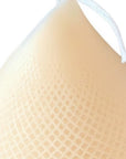 5" Peach Unscented Dimensional Teardrop Candle Novelty Novelty