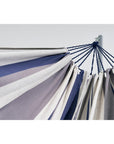 Gray Striped Single Spreader Bar Hammock