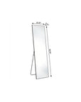 67" Black Aluminum Freestanding And Wall Mounted Framed Full Length Mirror
