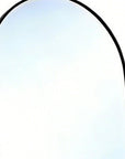 66" Black Aluminum Arch Freestanding And Wall Mounted Framed Full Length Mirror
