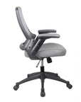 Brown Adjustable Height Swivel Rolling Office Chair