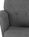 Gray Adjustable Height Swivel Rolling Office Chair