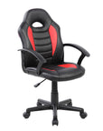 Blue Adjustable Height Swivel Rolling Gaming Chair