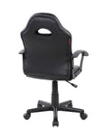 Blue Adjustable Height Swivel Rolling Gaming Chair