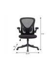Black Swivel Rolling Office Chair