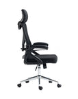 Black Adjustable Height Swivel Rolling Office Chair