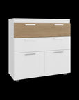 Two Piece White Bedroom Set