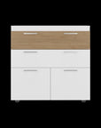 Two Piece White Bedroom Set