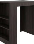 36" Brown Wood Kitchen Island
