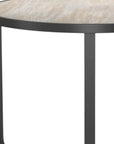 42" Black Glass And Aluminum Cross Leg Base Round Top Dining Table