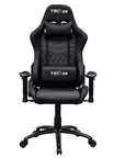 Black Swivel Rolling Racecar Gaming Chair