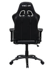 Black Swivel Rolling Racecar Gaming Chair