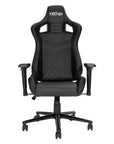 Black Swivel Rolling Racecar Gaming Chair