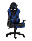 Blue And Black Swivel Rolling Gaming Chair