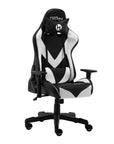 Blue And Black Swivel Rolling Gaming Chair