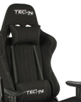 Black Swivel Rolling Gaming Chair