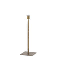 12" Gold Iron Floor Taper Candlestick