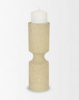 13" Beige Iron Tabletop Votive Candle Holder