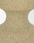 13" Beige Iron Tabletop Votive Candle Holder
