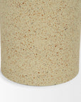 13" Beige Iron Tabletop Votive Candle Holder