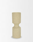 11" Beige Iron Tabletop Votive Candle Holder