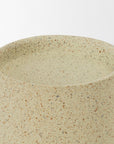 11" Beige Iron Tabletop Votive Candle Holder