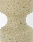 11" Beige Iron Tabletop Votive Candle Holder