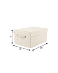 10" Off White Wicker Single Door Linen Cabinet