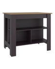 28" Brown Wood Kitchen Island