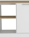 25" White Wood Kitchen Island