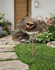 5" Copper Frog Garden Stake