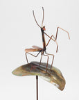 9" Copper Insect Garden Stake