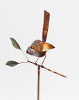 10" Copper Birds Garden Stake