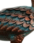 47" Copper And Green Metal Birds Garden Accents Accessories