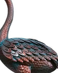 47" Copper And Green Metal Birds Garden Accents Accessories