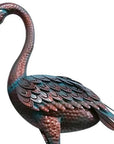 47" Copper And Green Metal Birds Garden Accents Accessories