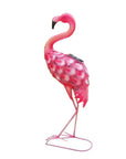 23" Pink Metal LED lights Flamingo Garden Accents Accessories