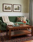 48" Chestnut Solid Wood Coffee Table