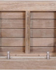 14" Brown Solid Wood Wall Mounted Floating Shelf