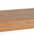 24" Brown Solid Wood Wall Mounted Floating Shelf