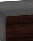 18" Espresso Solid Wood Wall Mounted Floating Shelf