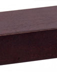 18" Espresso Solid Wood Wall Mounted Floating Shelf