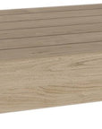 12" Brown Solid Wood Wall Mounted Floating Shelf