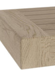 12" Brown Solid Wood Wall Mounted Floating Shelf