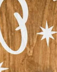 47" Natural And White Solid Wood Christmas Nativity Porch Sign